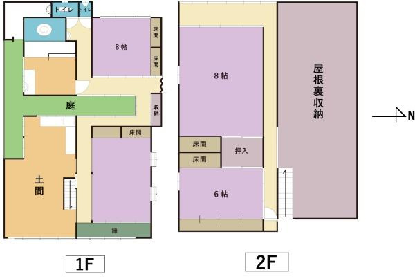 大社宇龍中古戸建の間取り