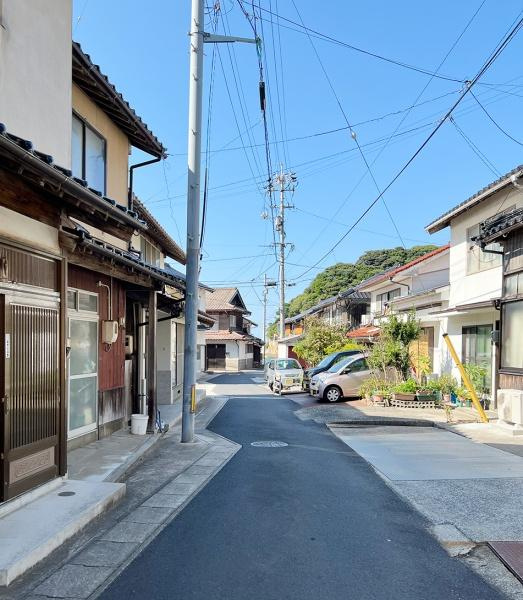 大社宇龍中古戸建の前面道路含む現地写真