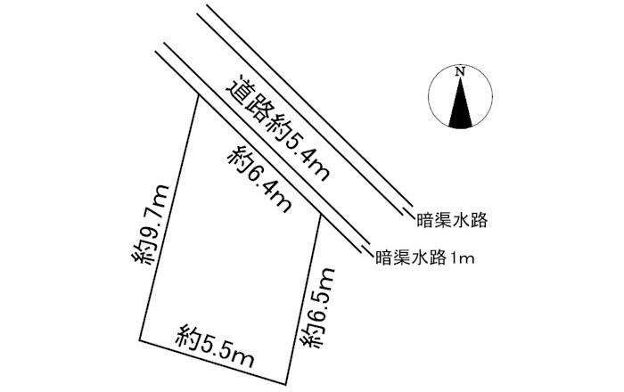 土地　鶴見町の土地図