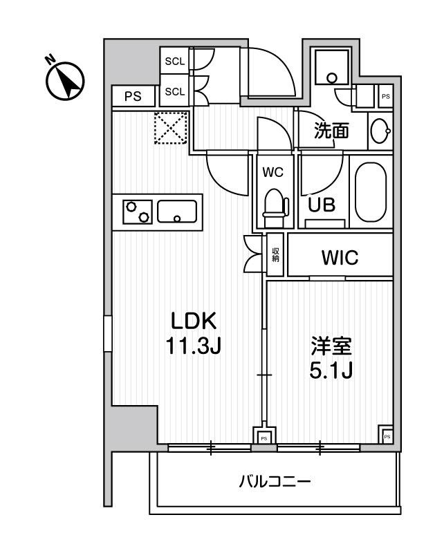 GRAND CONCIERGE浅草橋の間取り