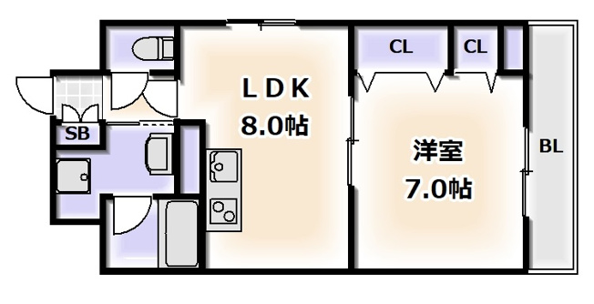 【間取り】 | CITY SPIRE難波南（NCA難波南）