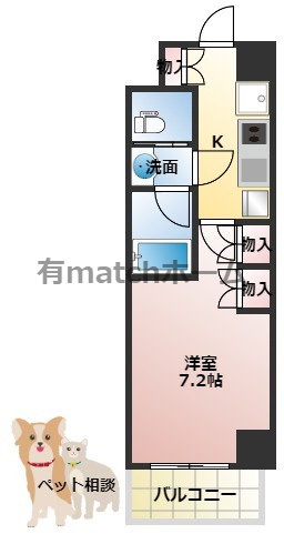 ザ・パークハビオ塚本 の間取り