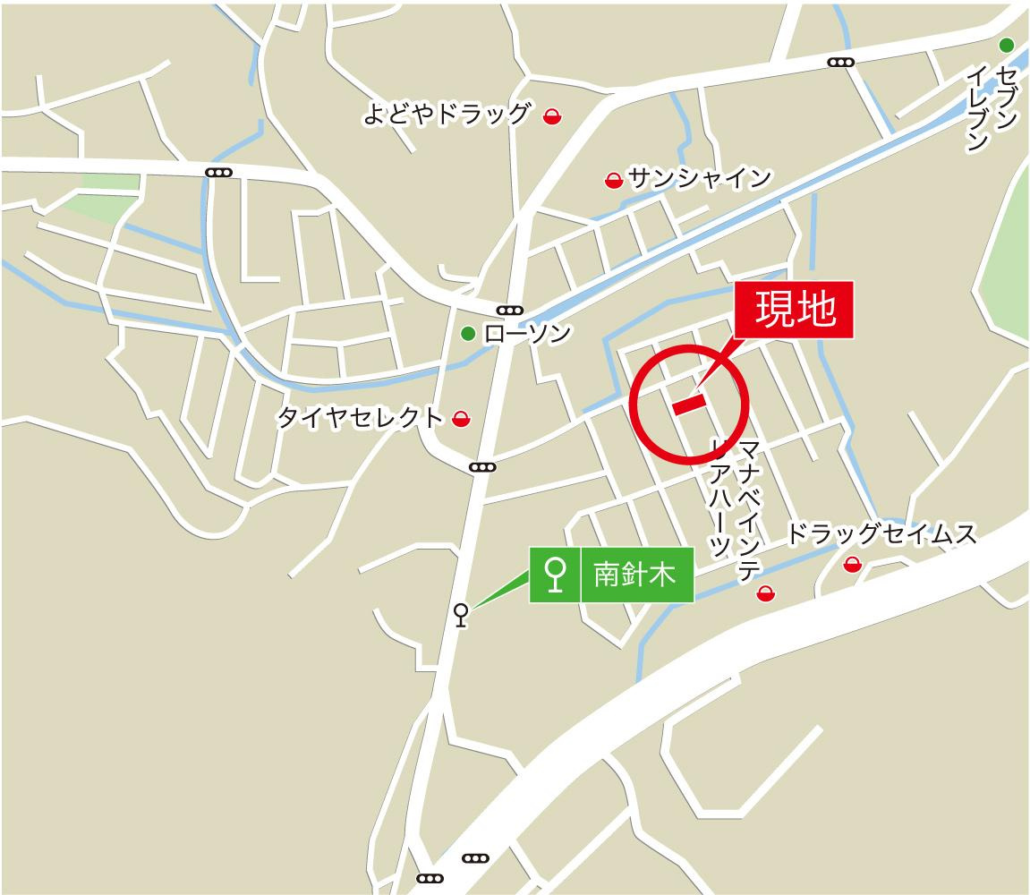 高知市針木東町の地図