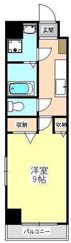 熊本市中央区本山１丁目の賃貸マンションの間取り