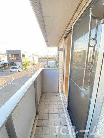 シンシアAのバルコニー