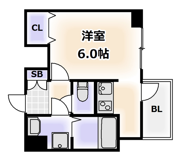 【間取り】 | スプランディッド難波元町DUE