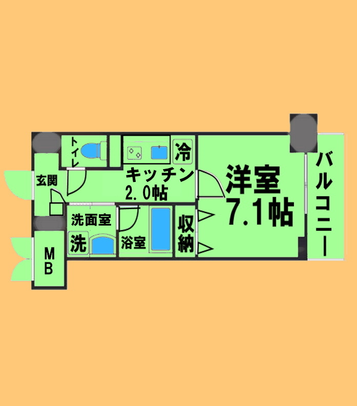 カルマートの間取り