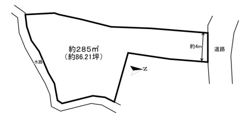 【土地図】 | 熱海市下多賀　売地