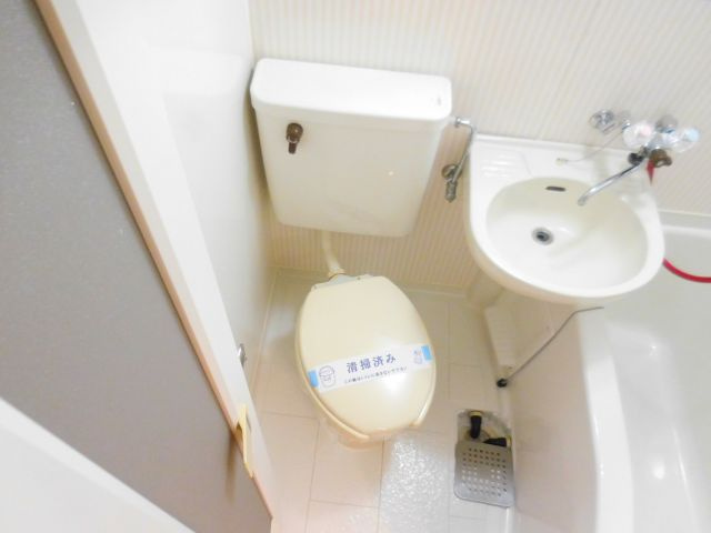 レリーサ真上のトイレ