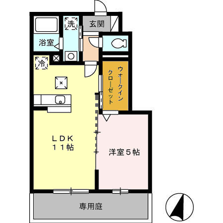 リヴェール神田 A棟の間取り