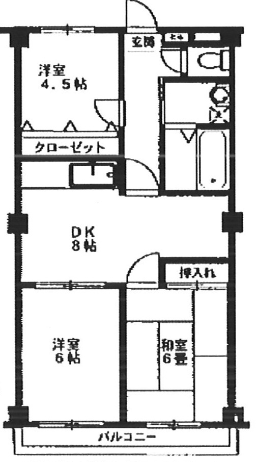 ミナミマンションⅡの間取り