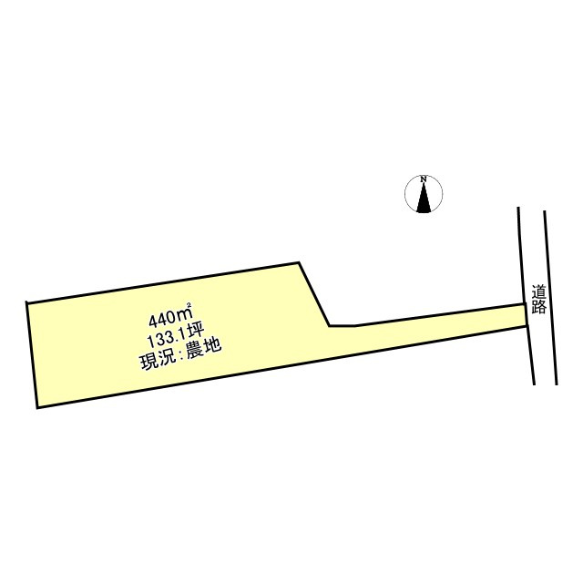 西条市下島山甲721-3　売土地の土地図