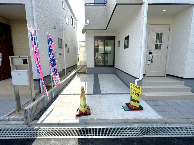 柏市増尾台4丁目新築戸建【増尾西小学校：5分】の駐車場|1号棟・駐車スペース