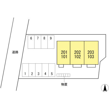 パラディーソの区画図