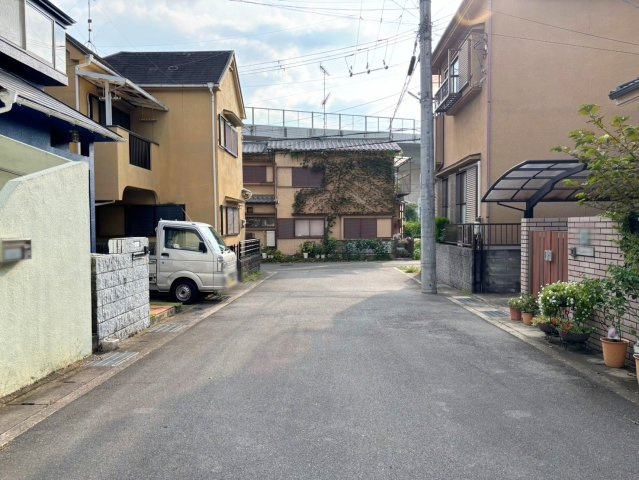 奥海印寺新度畑の前面道路含む現地写真