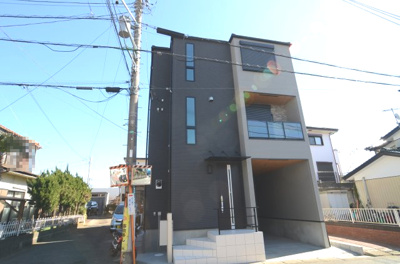 【外観】 | 海老名市国分北1丁目 新築戸建て 全1棟【仲介手数料無料】 | 建物完成しました！！内見可能です♪