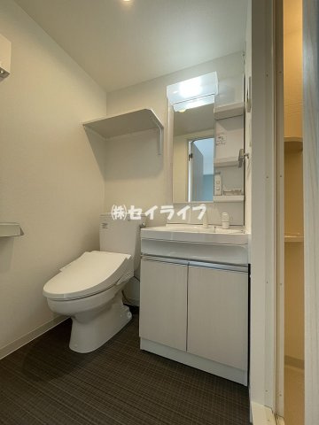 エグゼ大阪城イーストの洗面所