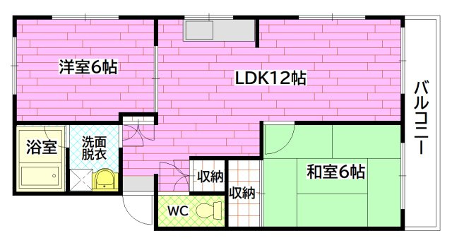第２サンハイツ石丸の間取り
