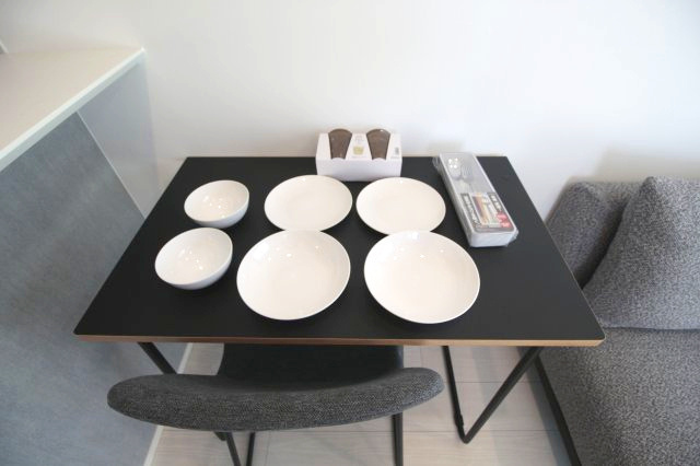 【設備】 | LANART四街道 | 食器類の用意ございます。