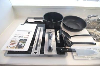 【設備】 | LANART四街道 | 調理器具の用意ございます。