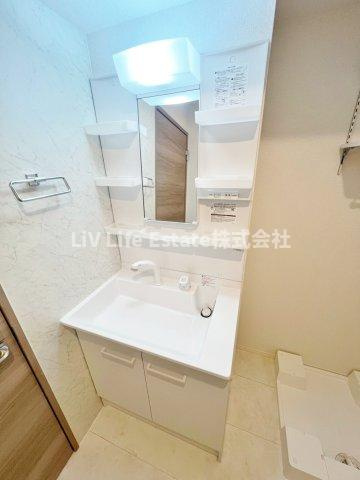 グランテージC（旧D-ROOM芋窪ガレージハウス）の洗面所