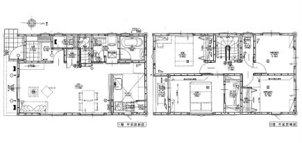 西区井口四丁目　№36311の間取り|２ＬＤＫ
リビング階段