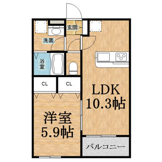 【間取り】 | リブリ八木Ⅱ