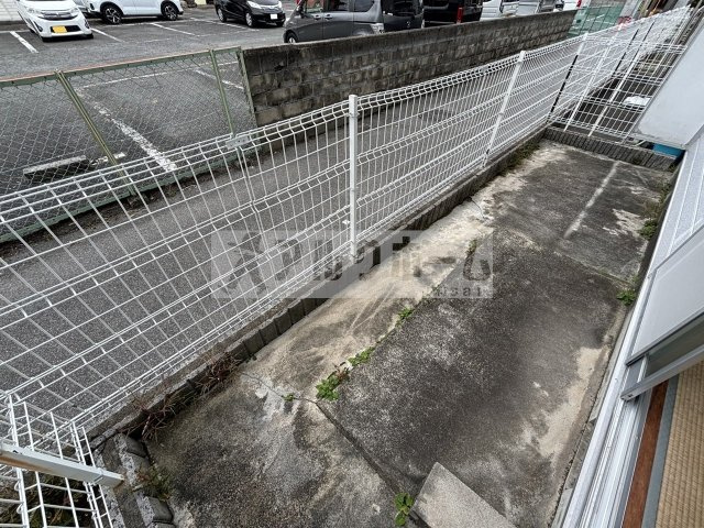 新町ハイツのバルコニー