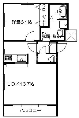 グランドリーRIIの間取り