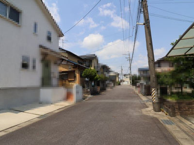 【前面道路含む現地写真】 | 岡崎市松橋町３丁目土地