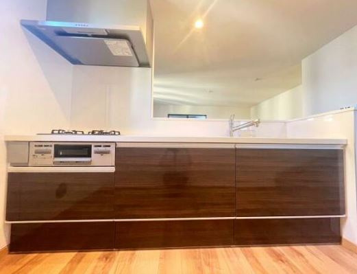 【新築】入間郡三芳町藤久保新築分譲住宅 全1棟のキッチン|使い勝手の良いシステムキッチンです！
