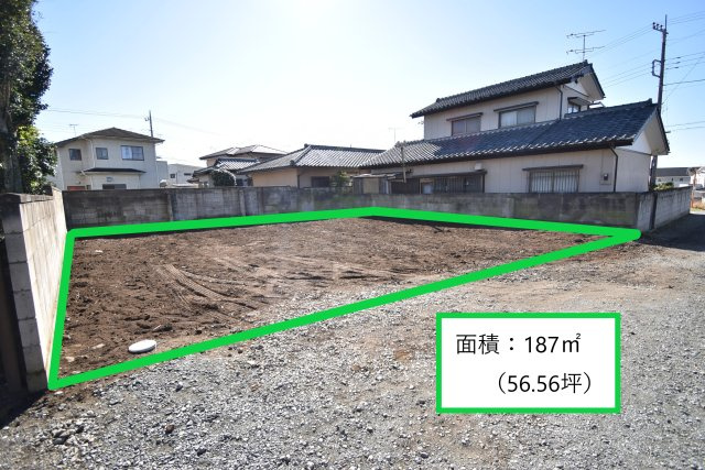 前橋市富士見町小暮売地の外観