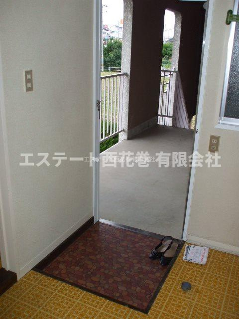 グリーンハイツエーコーの玄関