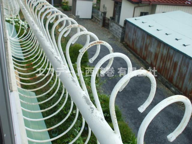 グリーンハイツエーコーのバルコニー