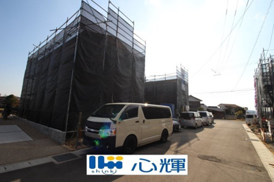 【前面道路含む現地写真】 | リーブルガーデン山陽小野田市大字鴨庄（２号棟） | 現地（2025年1月20日撮影）