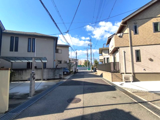 西宮市上甲子園二丁目戸建ての前面道路含む現地写真|前面道路含む現地写真です