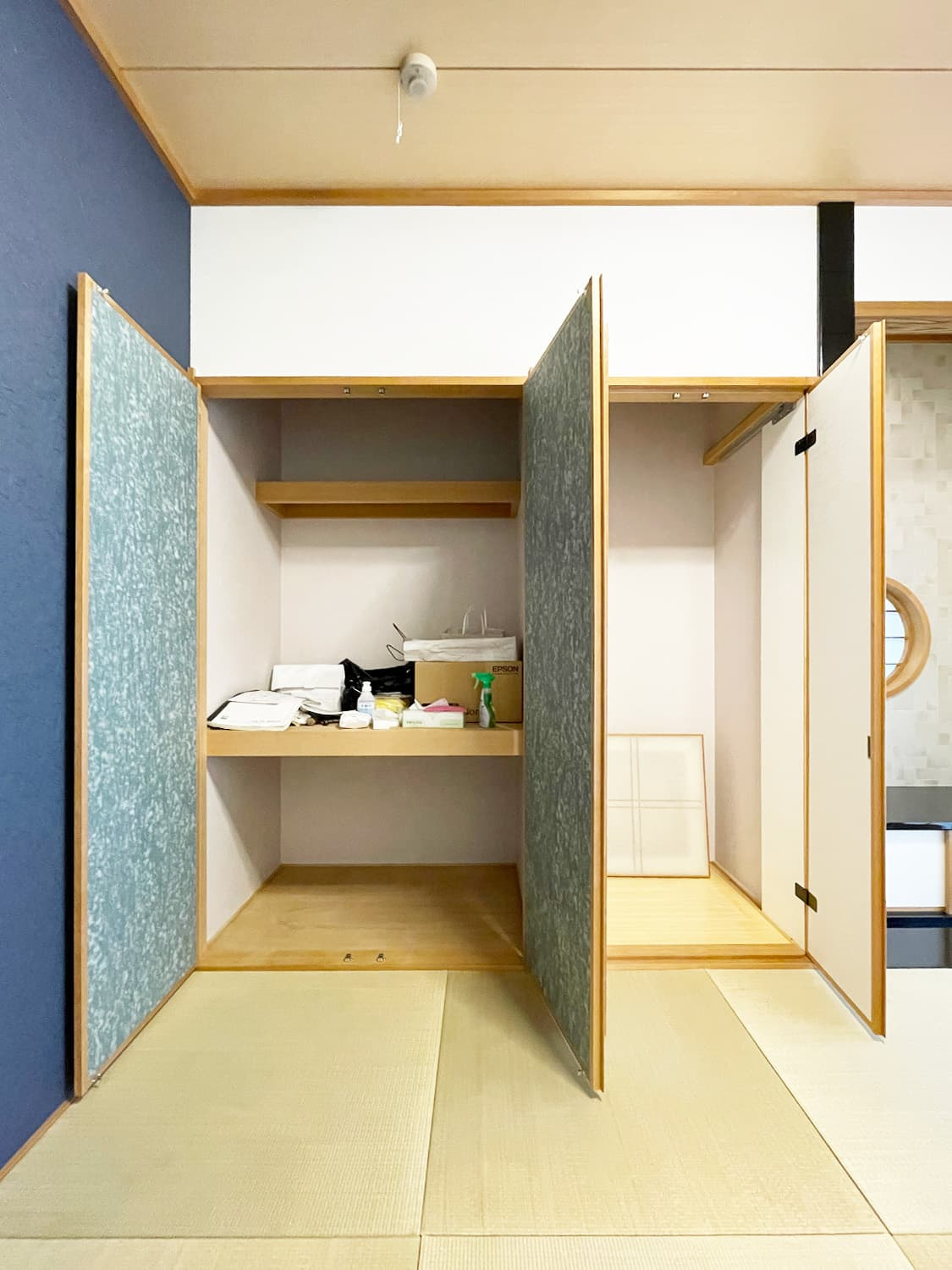 西宮市上甲子園二丁目戸建ての収納|1階和室　物入