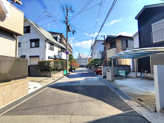 西宮市上甲子園二丁目戸建ての前面道路含む現地写真|前面道路含む現地写真です