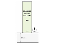 山科区北花山中道町　売地の画像