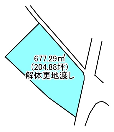 丹原町長野1089-4の土地図