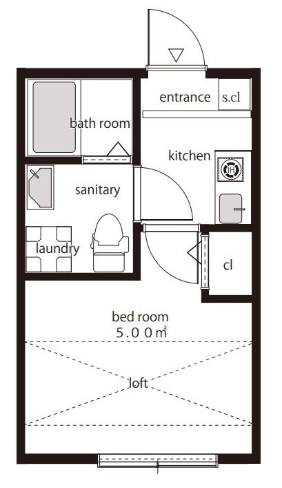フォレストタウンＲの間取り