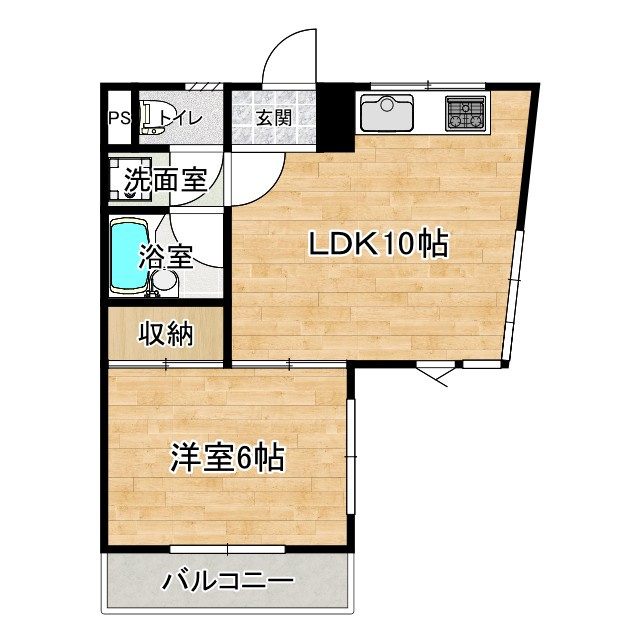 レジデンス司の間取り