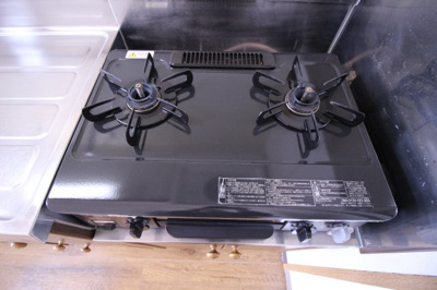 【キッチン】 | カーサフィオーレ壱番館 | ★二口ガスコンロ★