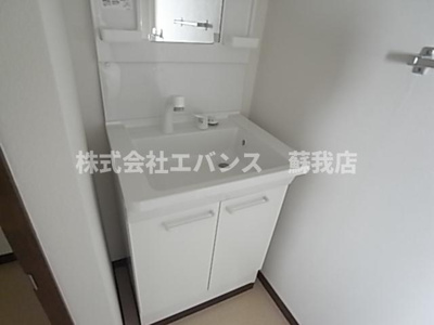 【独立洗面台】 | セントラルコート | 独立洗面台、朝の身支度には欠かせません