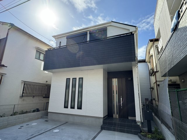 葛飾区南水元2丁目新築戸建【飯塚小学校：4分】の外観|完成済み内覧可能です！