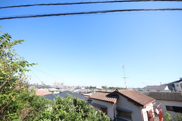 【展望】 | 伊勢原市東大竹建築条件無し | 前面道路からの眺望です。