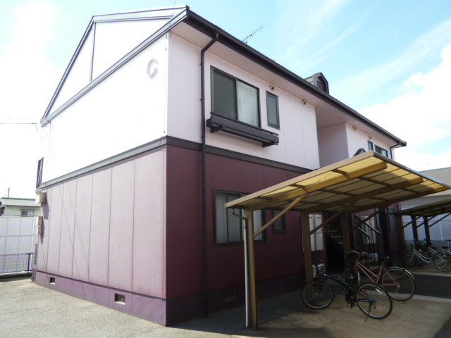 倉敷市神田３丁目のアパートの外観