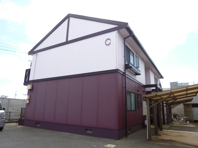 倉敷市神田３丁目のアパートの外観