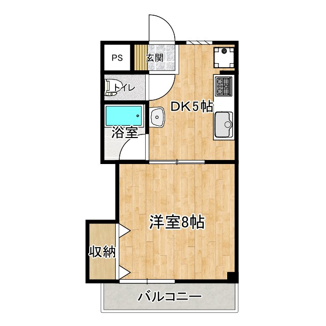 ハイツ森本Ⅱの間取り