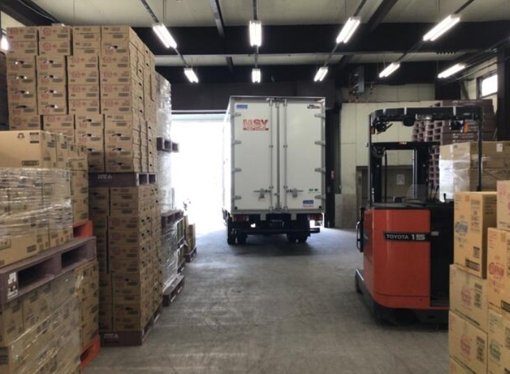 川口市江戸２丁目の倉庫の内装